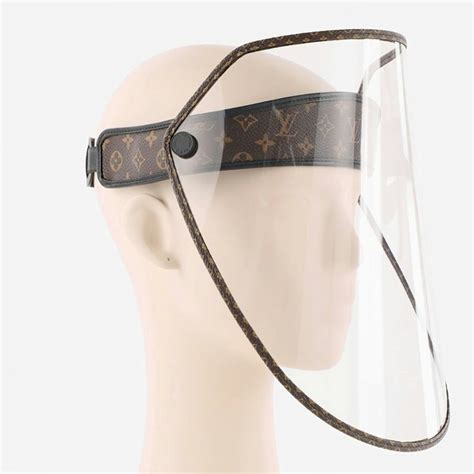 lv mask corona|Louis Vuitton is releasing a face shield with golden .